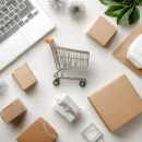 laptop-with-shopping-cart-it-bunch-boxes-table-with-keyboard-laptop